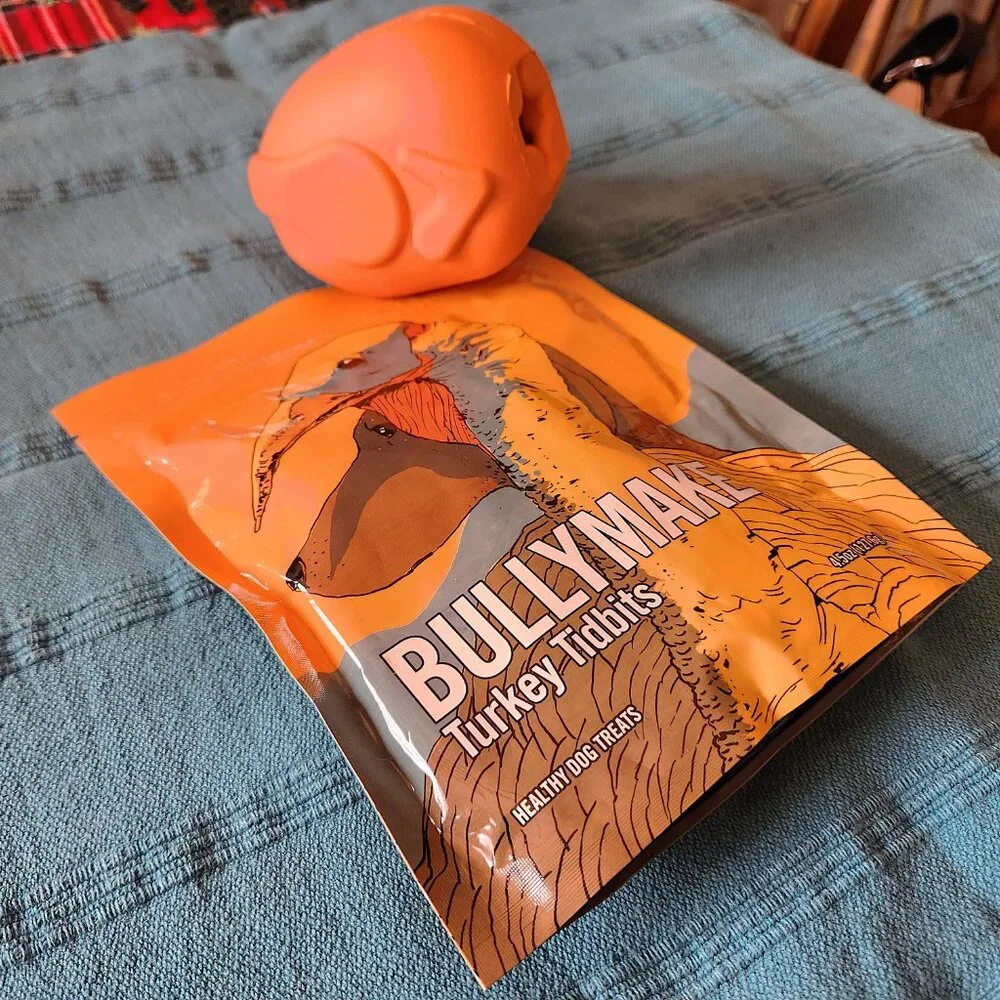 BULLYMAKE Dog Rubber Power Chew & Treat Set – Thanksgiving - NEW